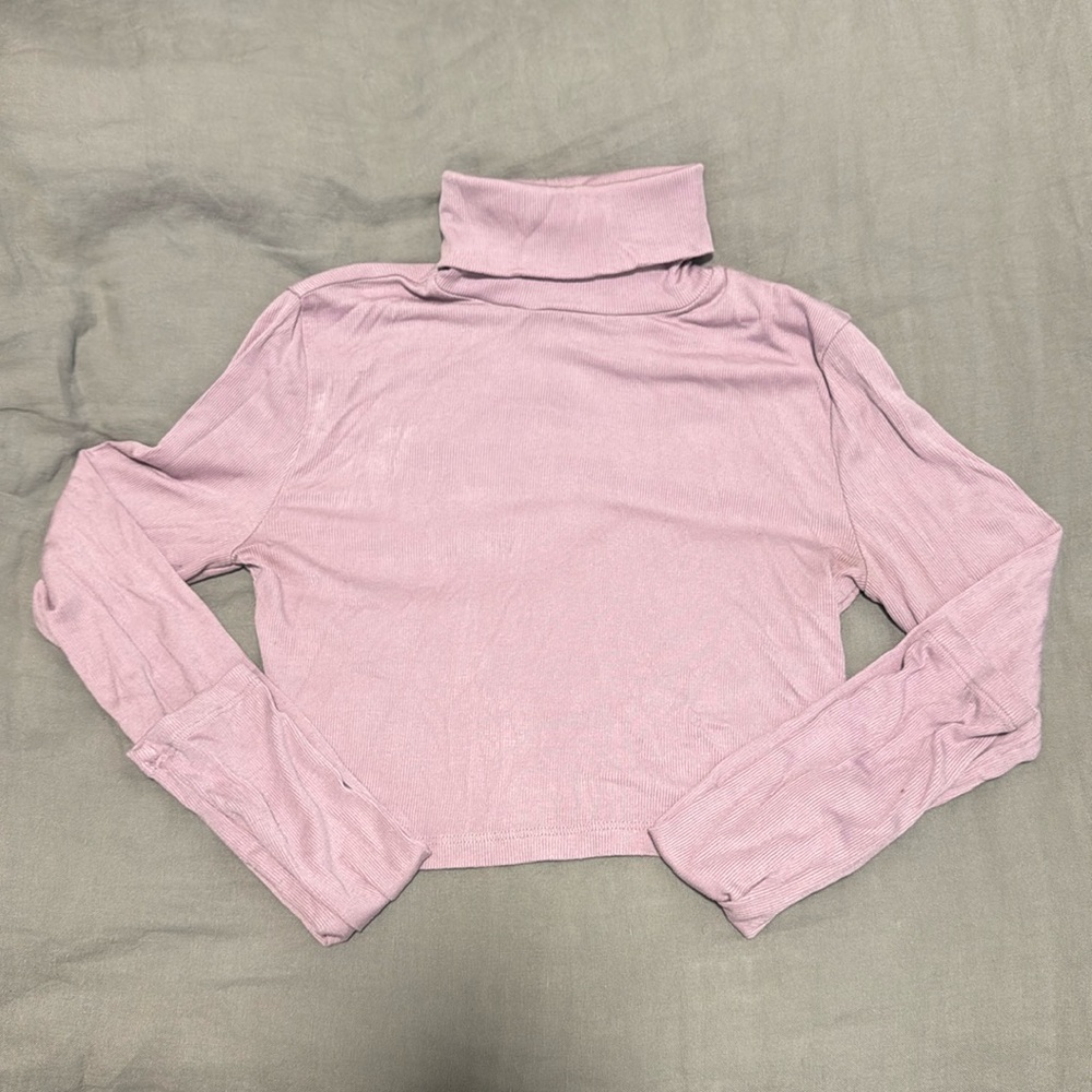 Sunday Best Cropped Turtle Neck Sweater